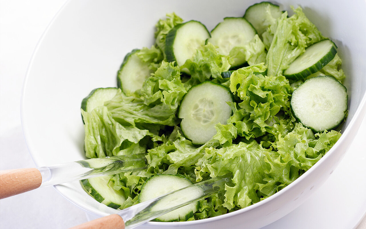 Grüner Salat in einer Schüssel